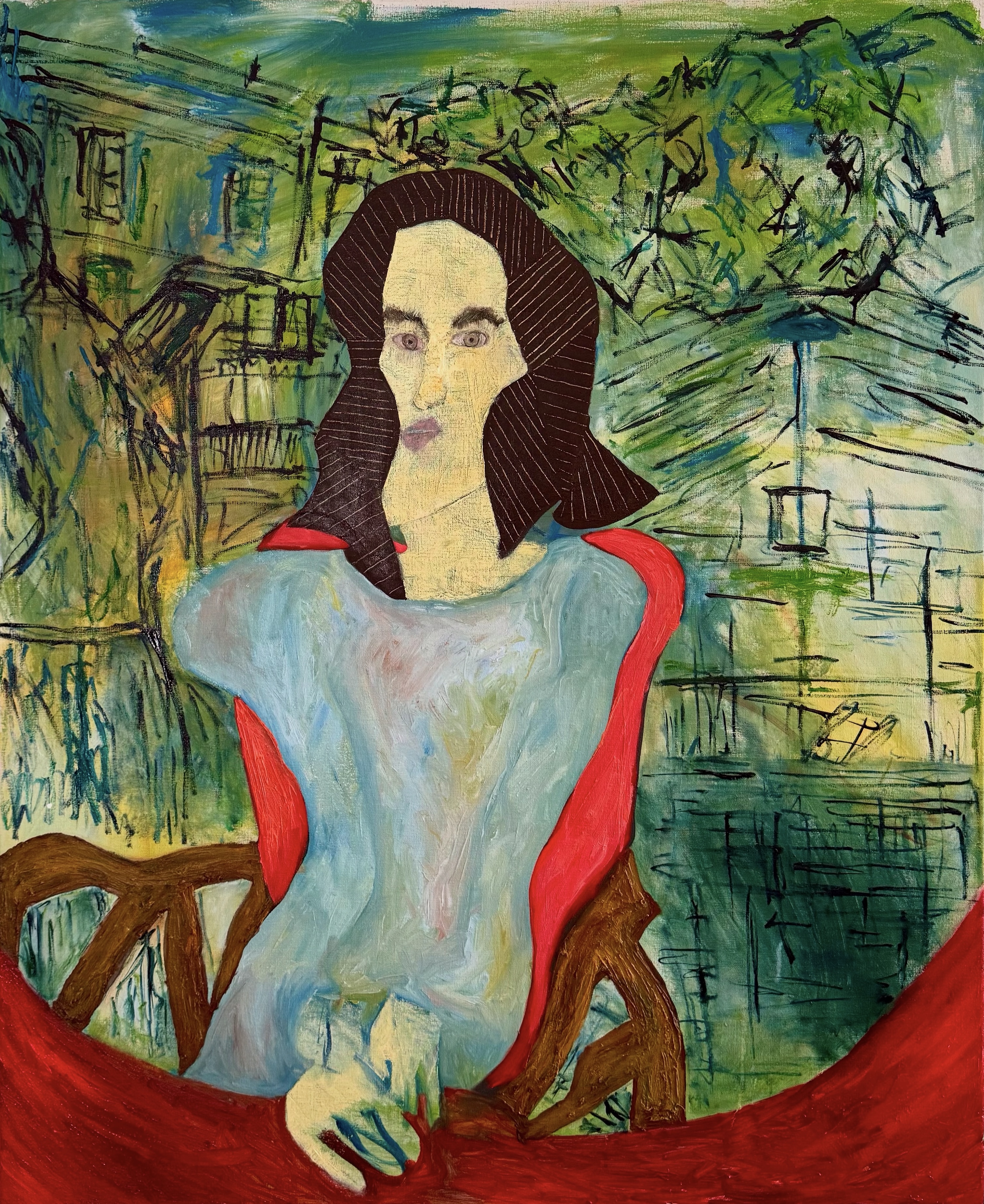 Déjà-Vu - Oil painting by Piero Montezaro, 2025